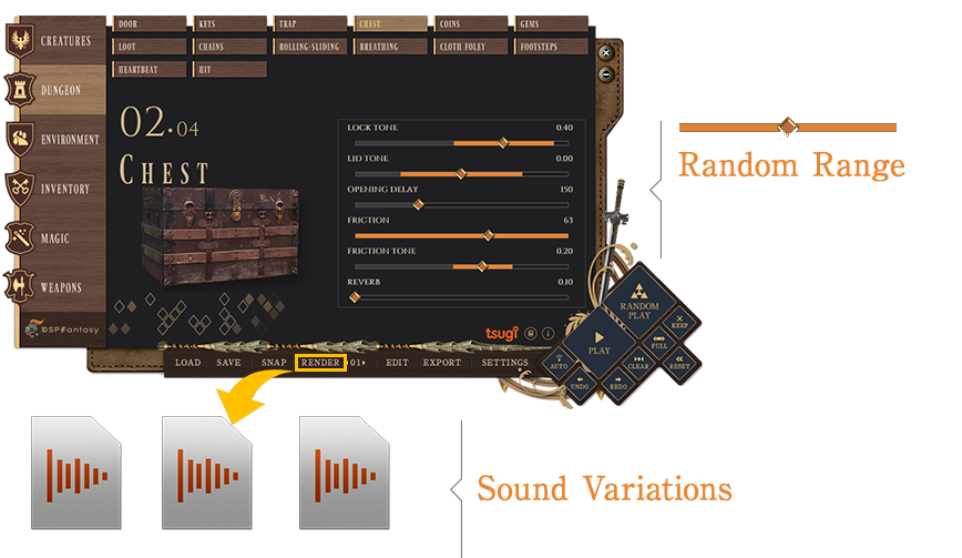 DSP fantasy random range