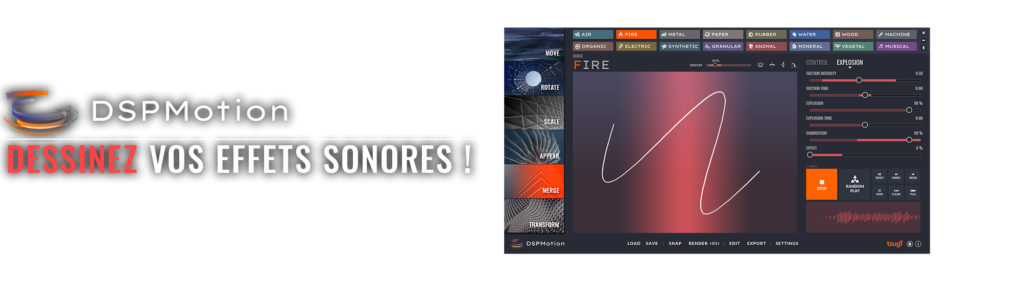 DSP Motion | Dessinez vos effets sonores !